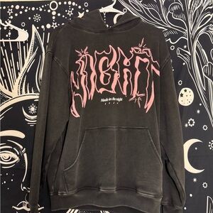 PacSun - “Made in the night” hoodie 🖤🩷